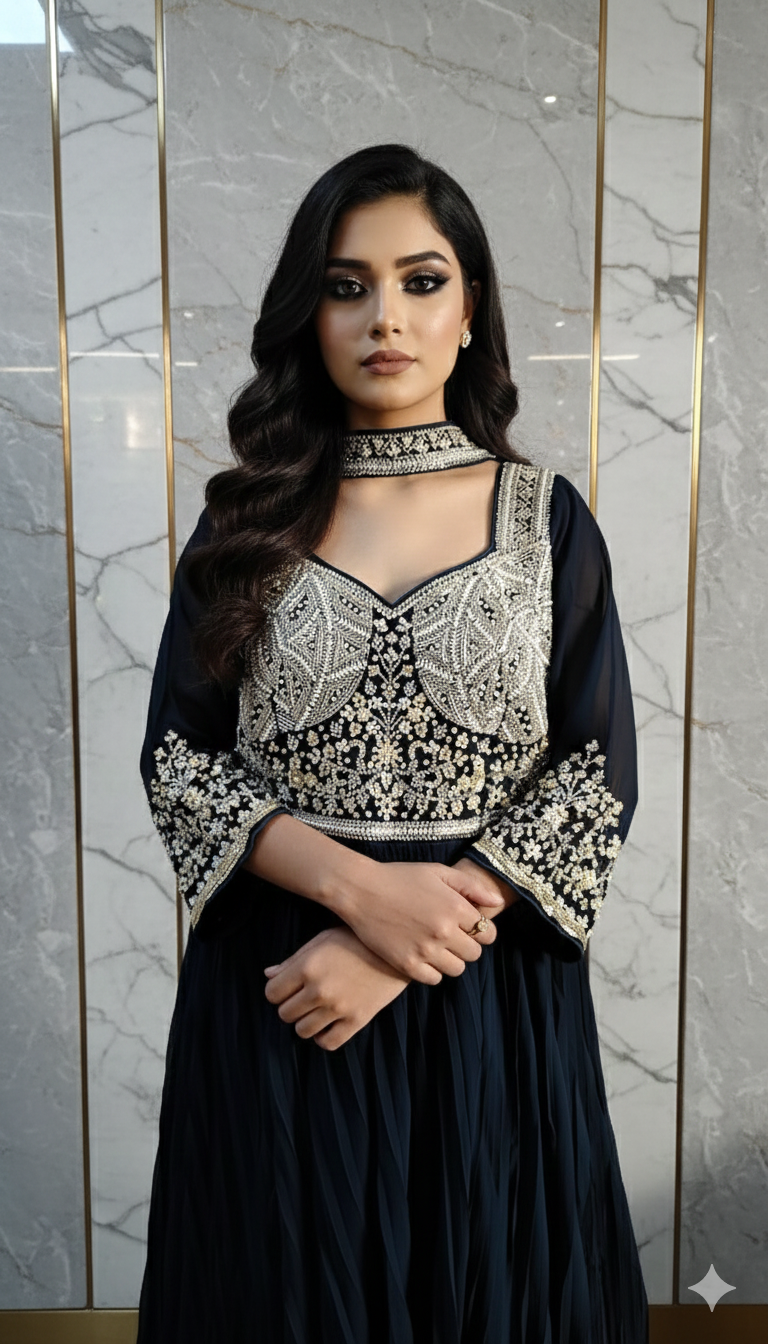 Stylish Party Wear Gown 