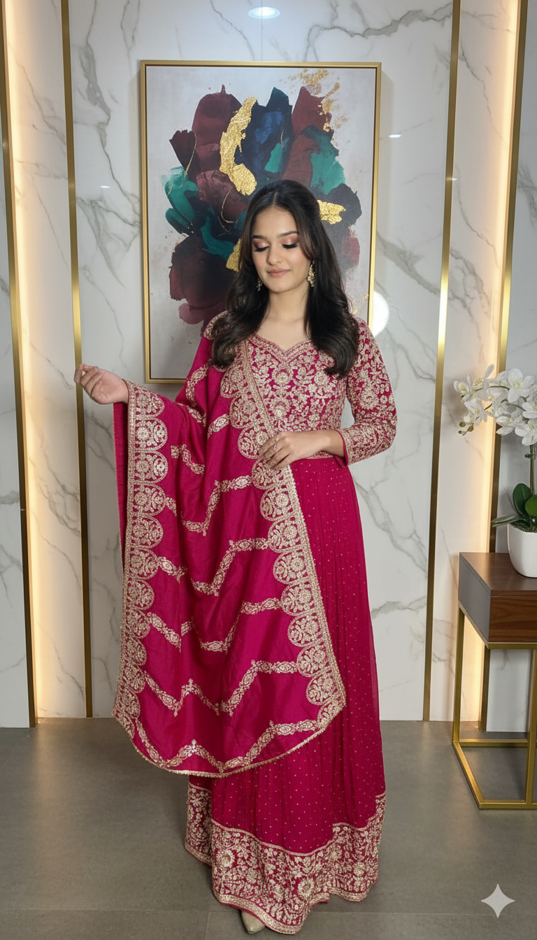 Designer party wear gown 