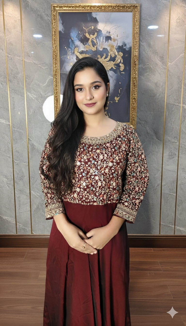 Designer party wear gown 