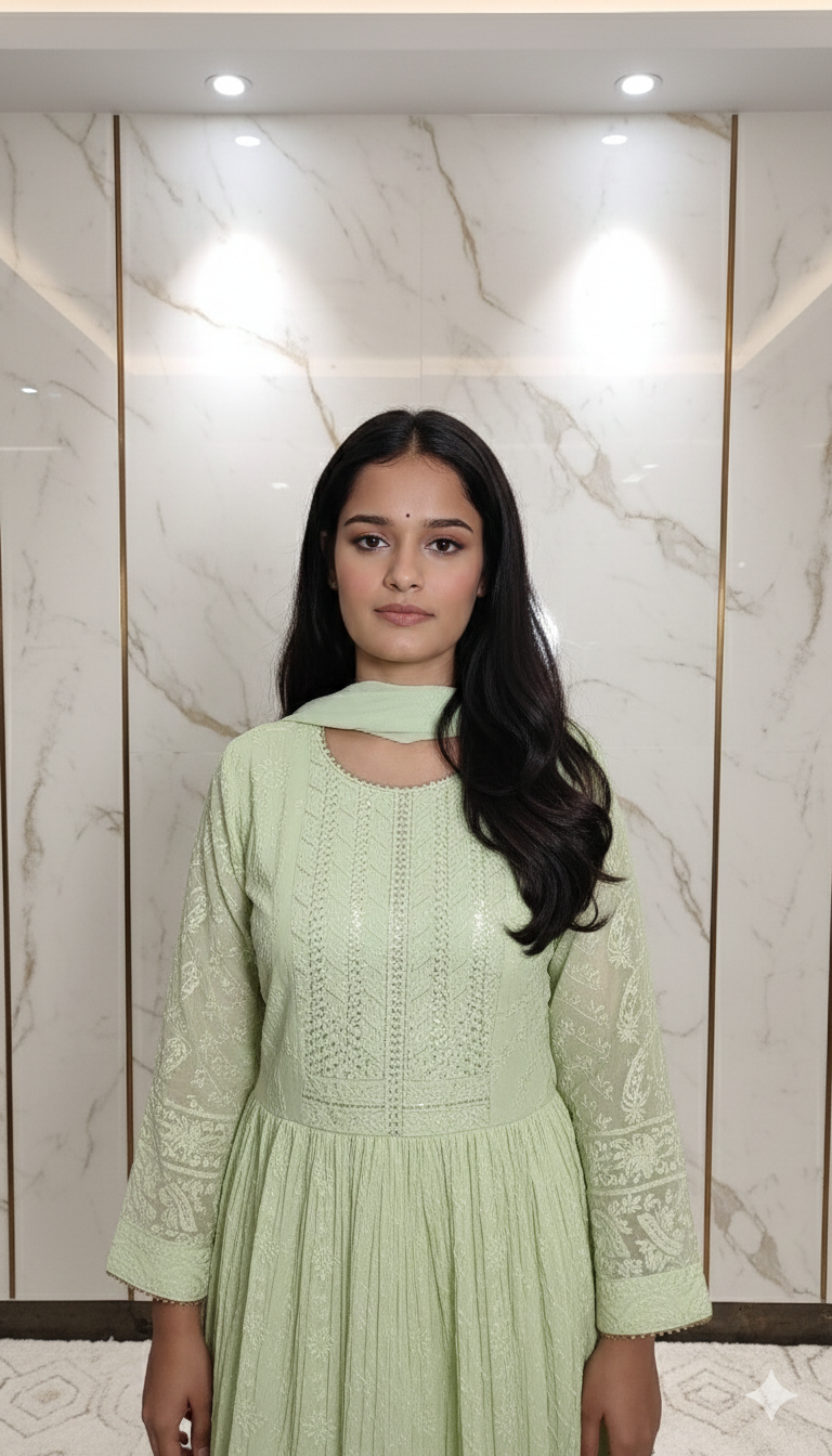 Party wear anarkali frock 