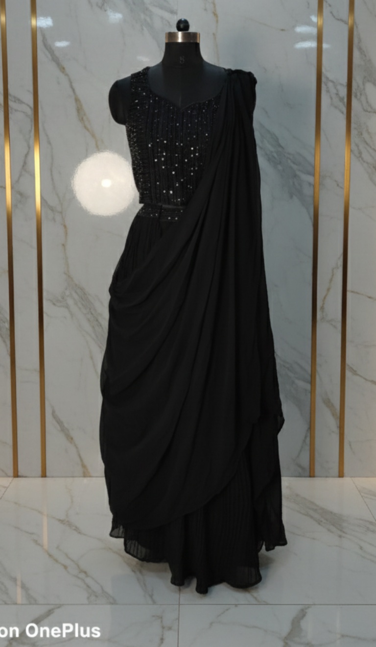 Designer lehenga choli with stylish Shrug 