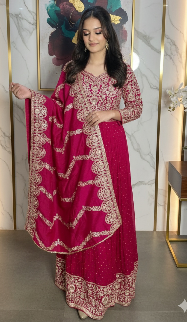 Designer party wear gown 