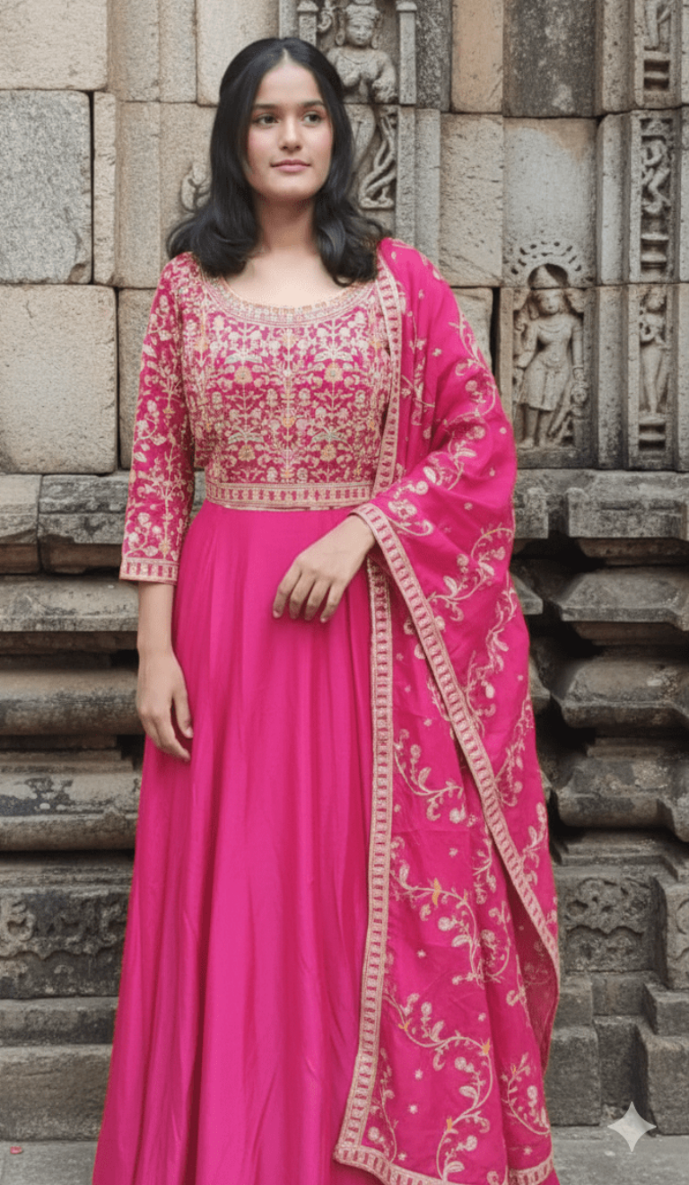 EmbroQueen Frock Suit