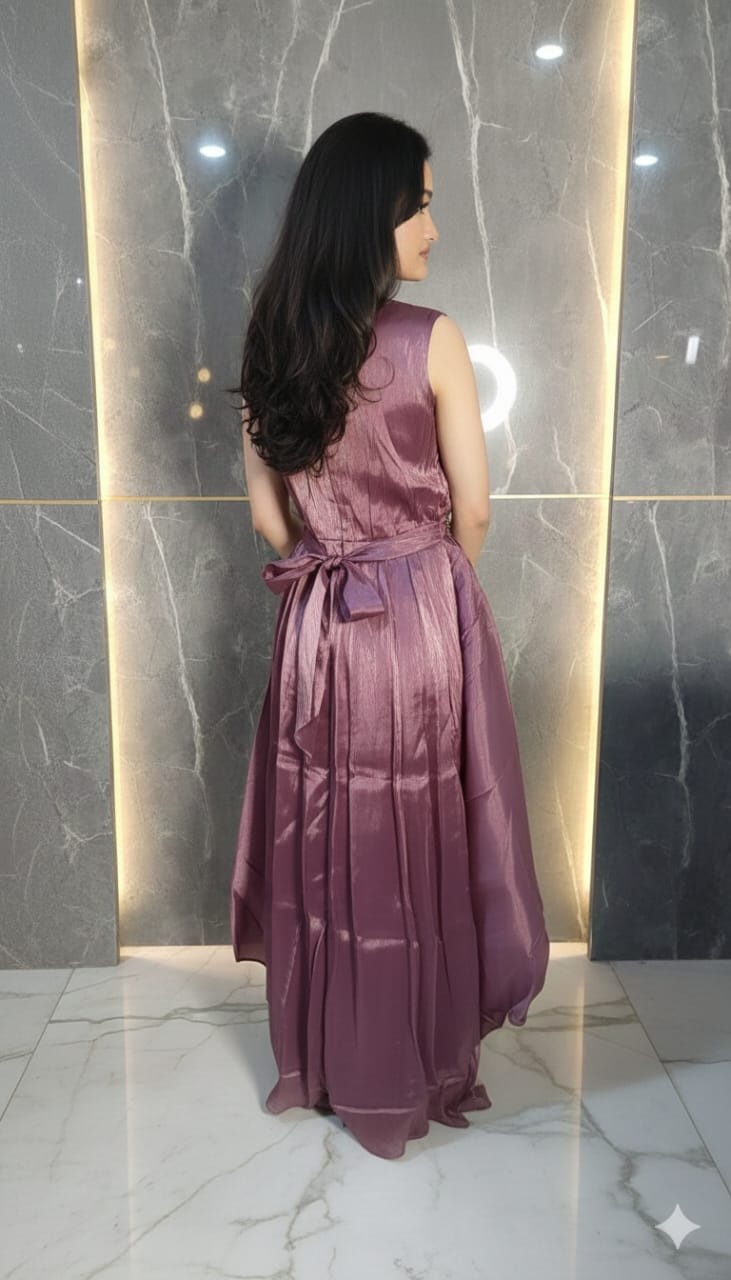 Western style gown girl and women 