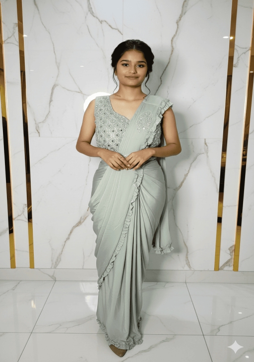 Ready Saree Mint