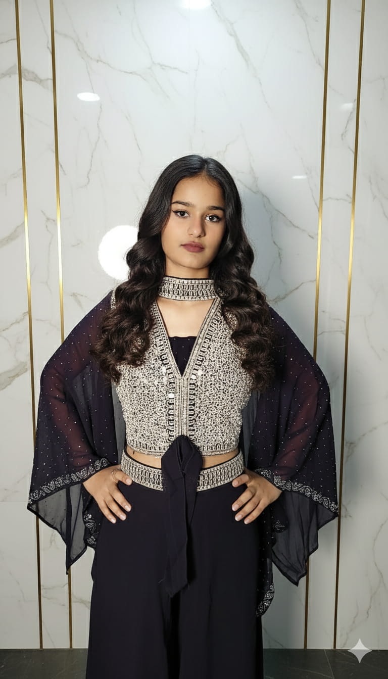 Western Style Palazzo Set 