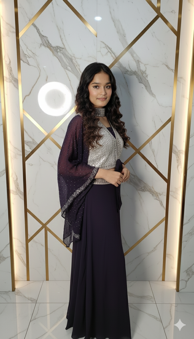 Western Style Palazzo Set 