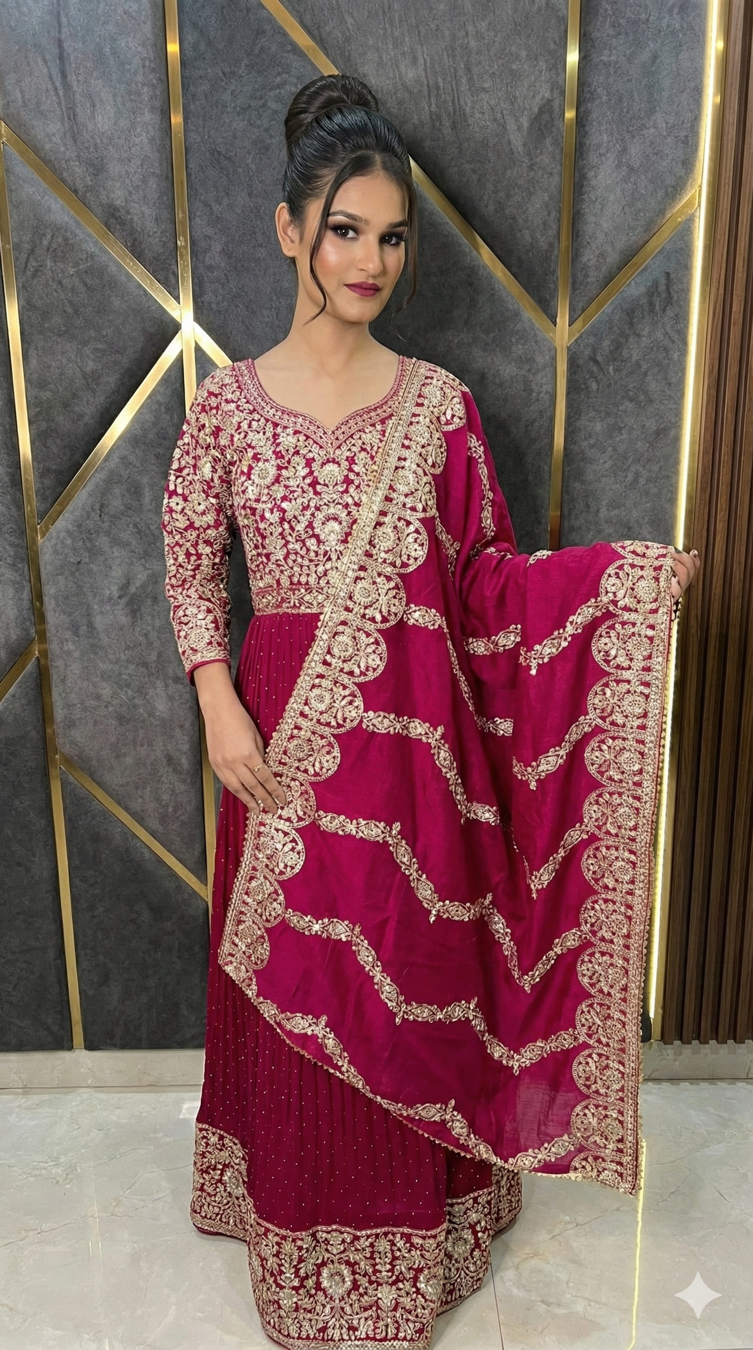 Designer party wear gown 