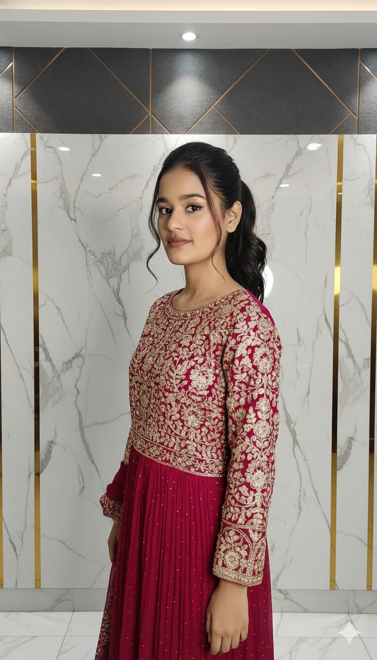 Designer party wear gown 