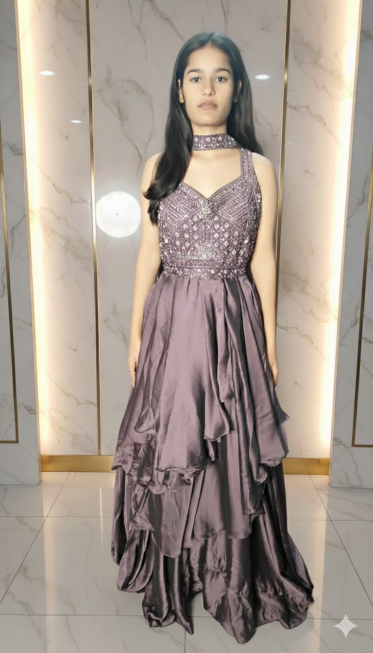 Stylish Party Wear Gown 