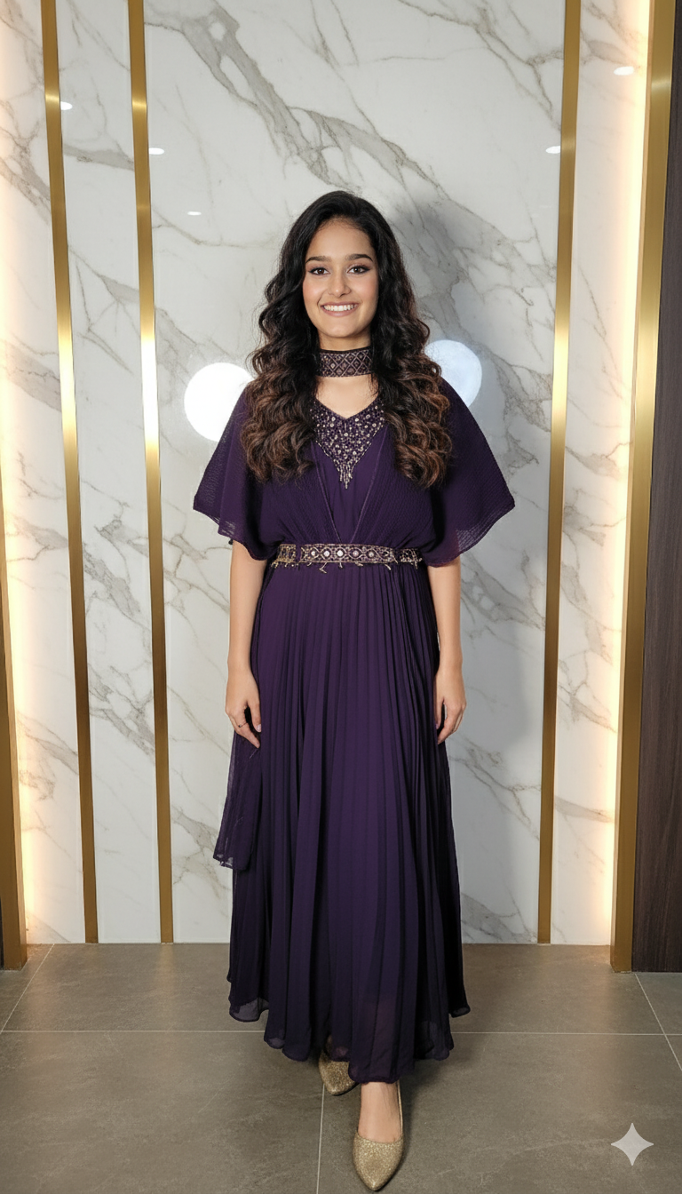 TwirlBloom Stylish Gown