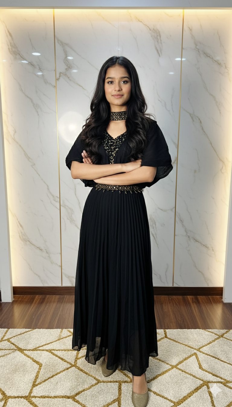 TwirlBloom Stylish Gown