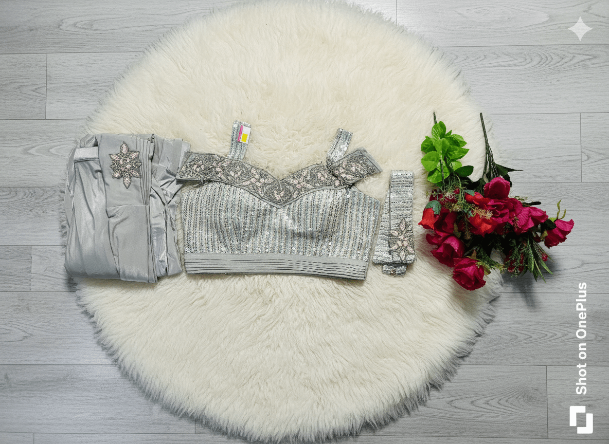 Sparkle Lehkhra Style Saree