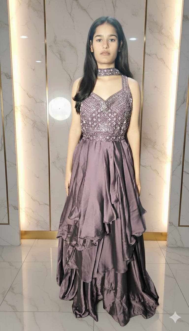 Stylish Party Wear Gown 