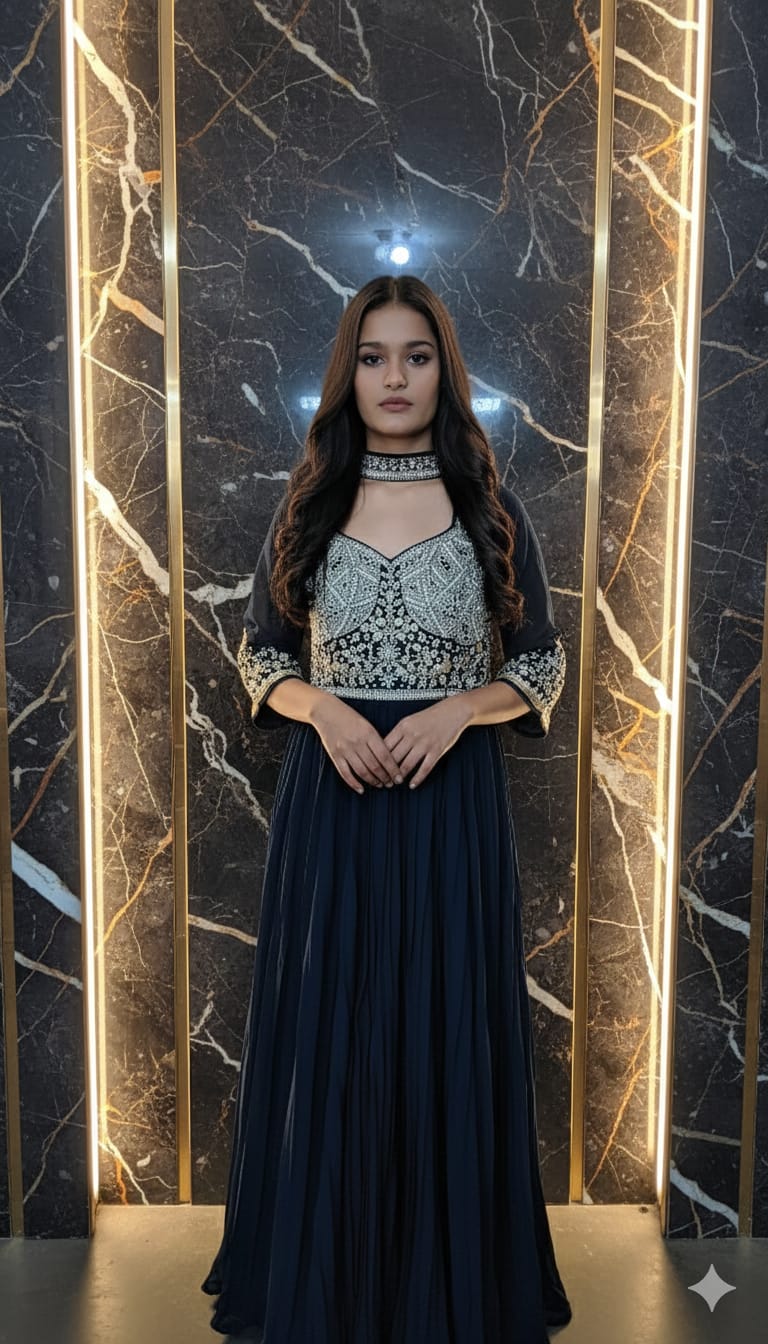 Stylish Party Wear Gown 