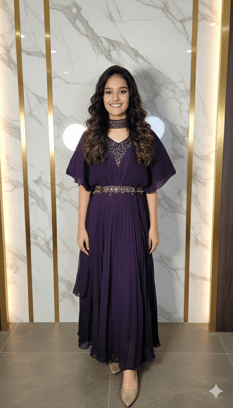 TwirlBloom Stylish Gown